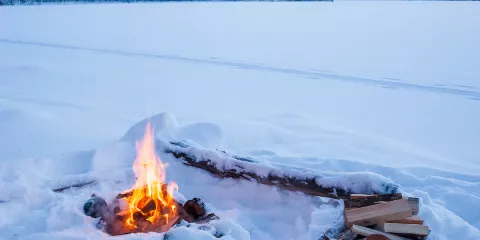 Comment allumer un feu sur la neige? Last Guide